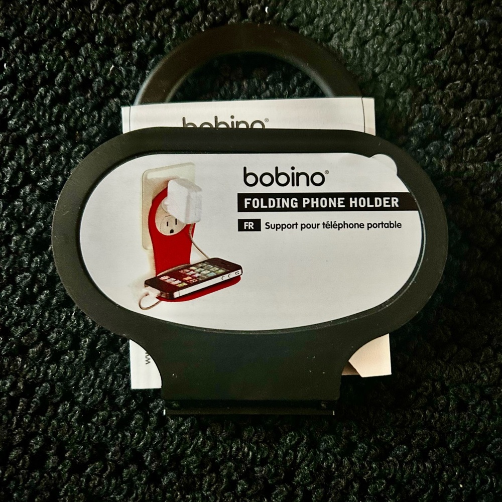 bobi Black Folding Phone Holder